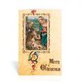  HOLY FAMILY WITH DRUMMER BOY CHRISTMAS CARDS (10 PC) 